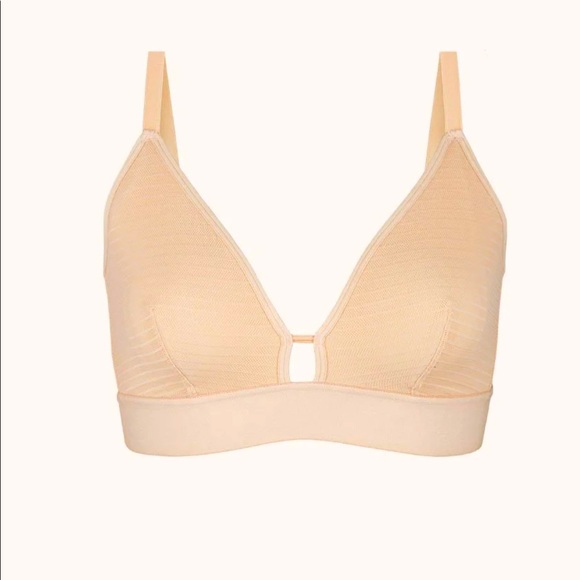 The Busty Stripe Mesh Bralette by Lively - Picture 1 of 5